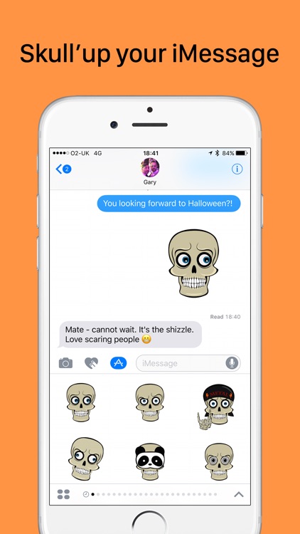 SkullMoji - Animated Fun Skull Stickers Halloween