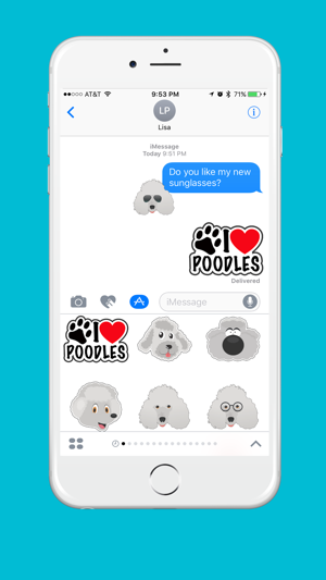 Poodle Emoji(圖1)-速報App