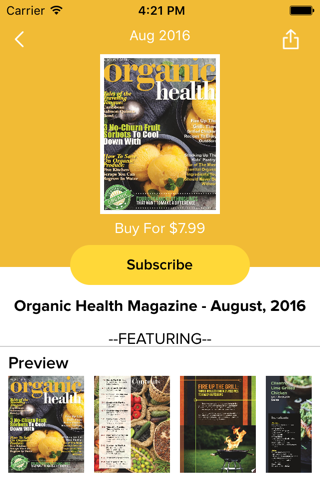 Organic Health Magazine screenshot 3