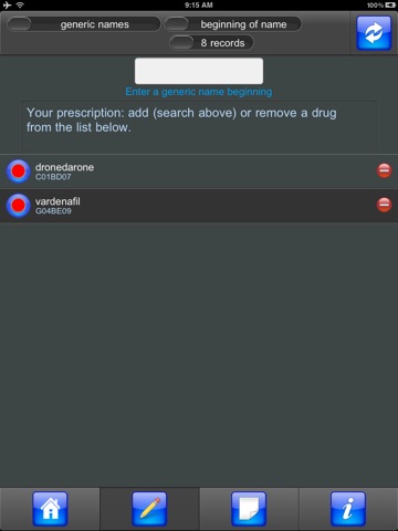 Prescription Checker for iPad screenshot 3
