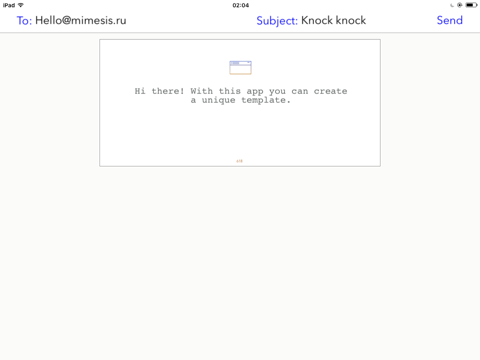 Скриншот из Mail & Templates