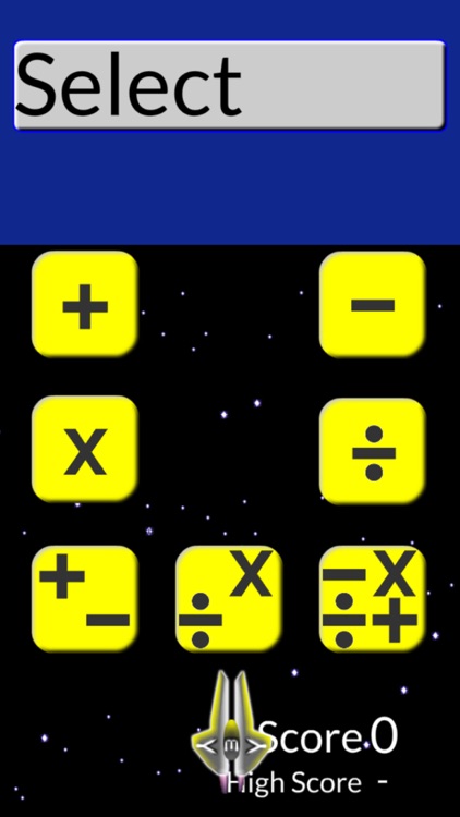 Starship Math Racing Flash Cards