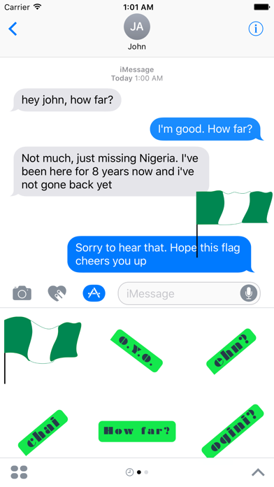 How to cancel & delete Nigerian StickerPack from iphone & ipad 1