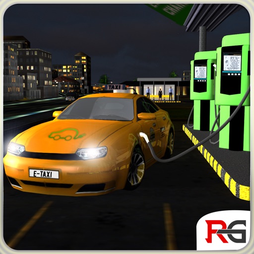 Electric Car Taxi Simulator: Day Night Driver Job iOS App
