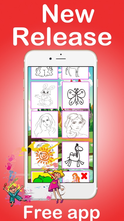 Girls Princess Coloring Pages Education Game