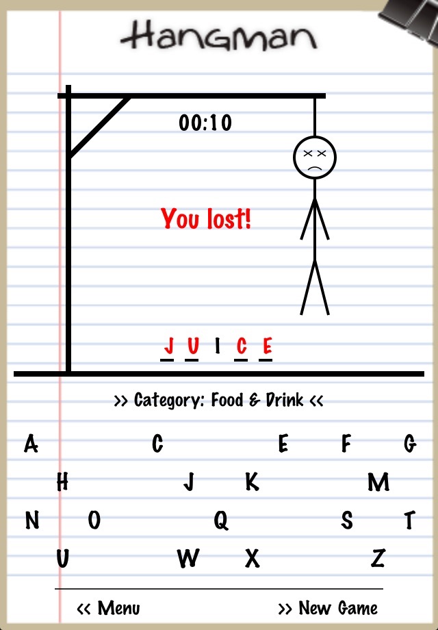 Hangman (Unlimited) screenshot 4