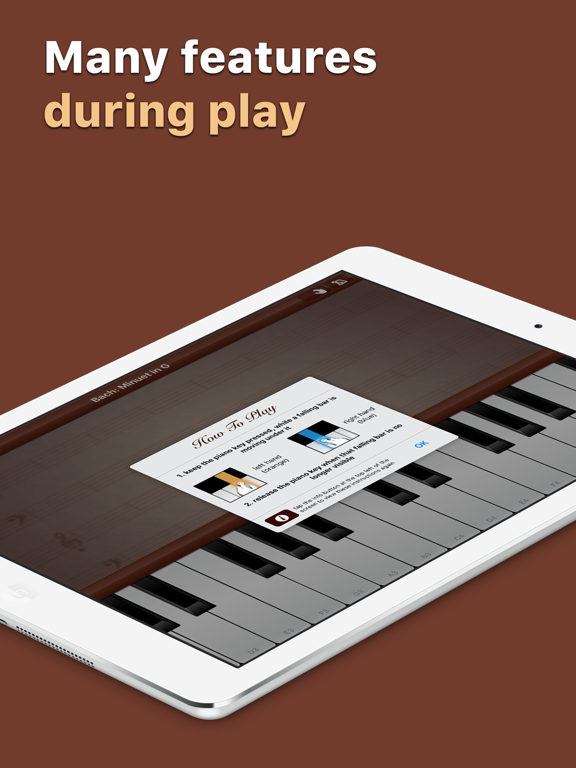 Grand Piano - Learn how to play popular songs on a full size keyboard with customizable sound and metronome screenshot