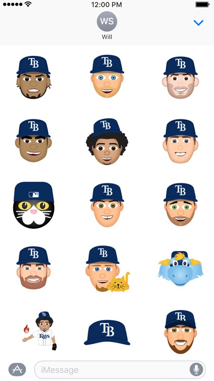 Tampa Bay Rays 2017 MLB Sticker Pack