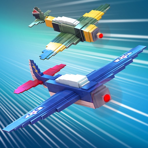 Retro Planes . Mini Pixel Air Craft Flight Game 3D