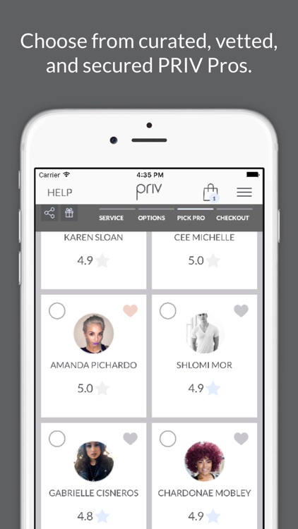 PRIV - Salon delivered to you
