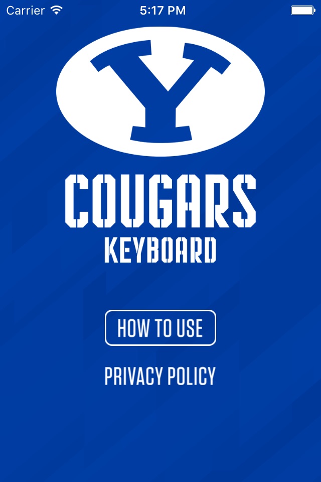 Rep the Y - BYU emoji keyboard screenshot 4