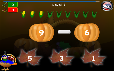 Thanksgiving Games Math Lite - náhled