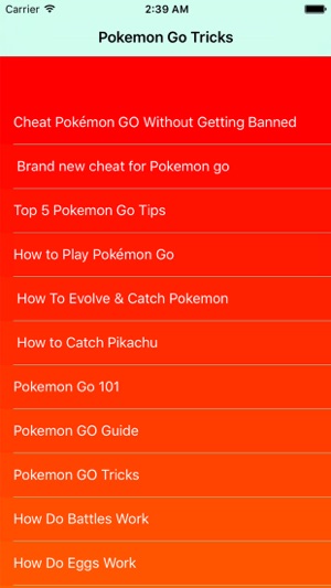 Guide for Pokemon Go - cheats tips & tricks(圖1)-速報App