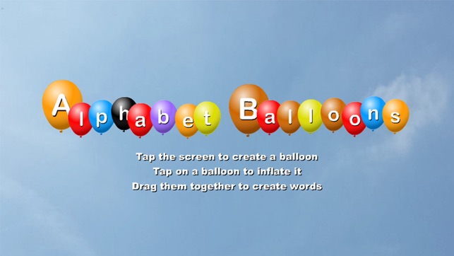 Alphabet Balloons - Learning Letters for