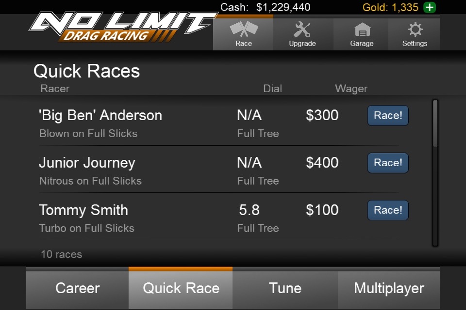 No Limit Drag Racing screenshot 2