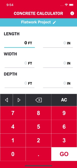 Ozinga Concrete Calculator