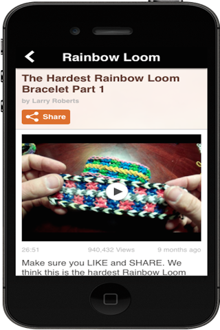 Advanced Rainbow Looms - Bracelets & Band Charms screenshot 4