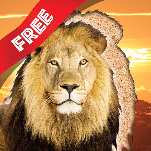 Wildlife Animals Jigsaw for young kids with simba iOS App