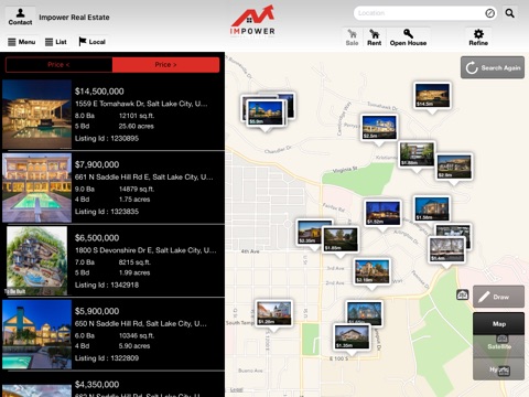 IMPOWER Real Estate for iPad screenshot 2