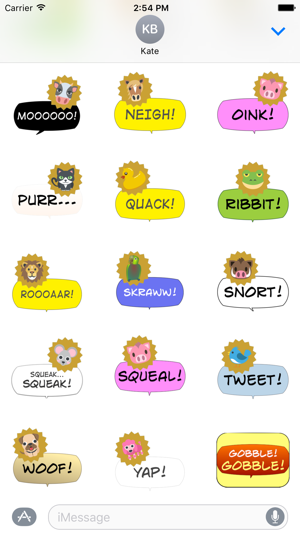 Gobble! Animal Noise Comic Bubbles(圖3)-速報App