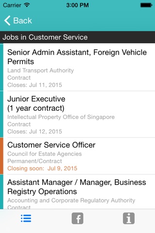 Careers@Gov screenshot 2