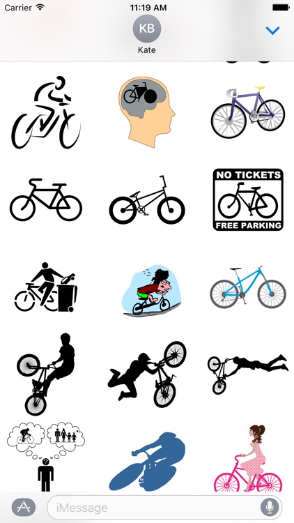 Bikemoji Stickers - Bike Stickers For iMessage