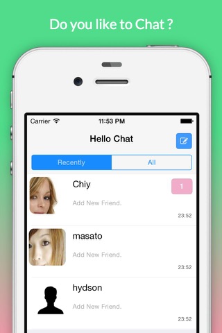 ハローチャット / チャットは匿名で近くの友達作り screenshot 2