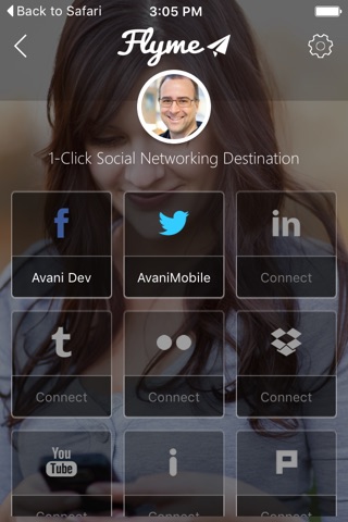 FlyMe 1- Click Social Networking Destination screenshot 2