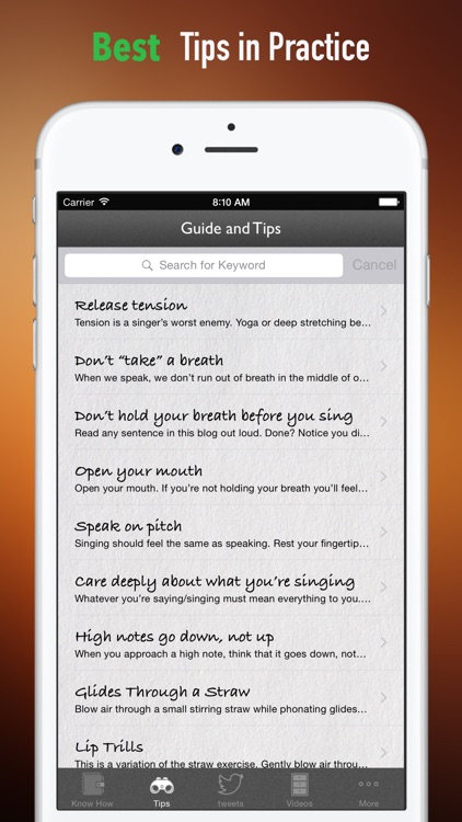 Singing Tips:New Approach and Sight Singing screenshot-3