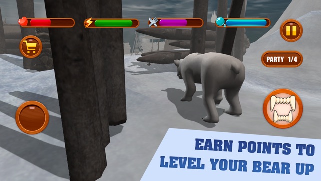 Wild Arctic Bear Survival Simulator 3D Free(圖3)-速報App