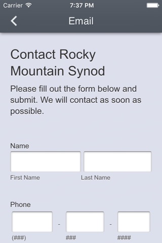 Rocky Mountain Synod screenshot 3