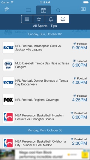 US Live Sport TV Listings(圖5)-速報App