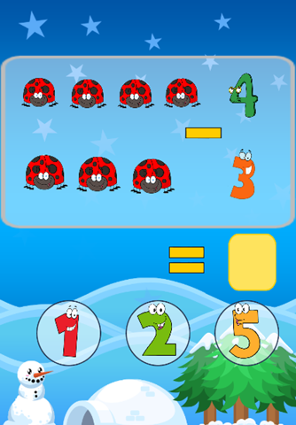 Math and Numbers Education Games for kids : preschool and kindergarten - easy free !! screenshot 3