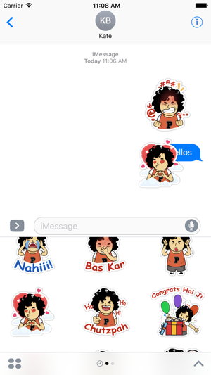 Face expressions friendship Indian desi stickers(圖1)-速報App