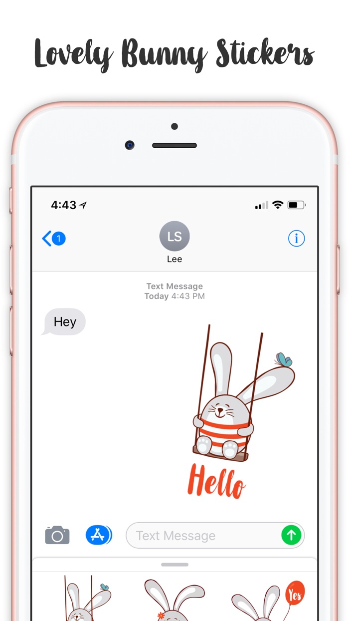 Lovely Bunny Stickers