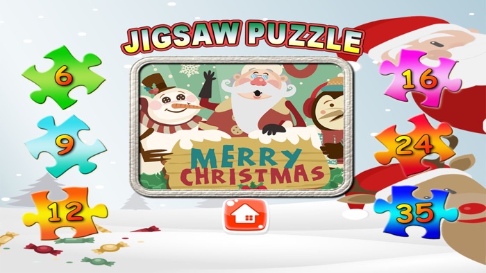 Merry christmas Jigsaw Puzzle for kids