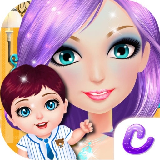 Crystal Girl's Baby Born - Celebrity Pregnancy Surgeon/Infant Design And Nurse Games icon