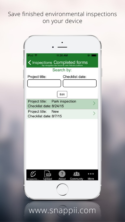 Environmental Inspection app screenshot-3