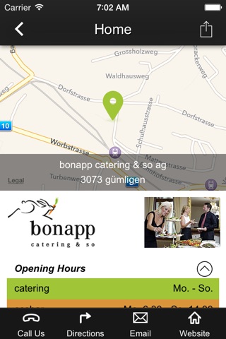 bonapp catering & so ag screenshot 2