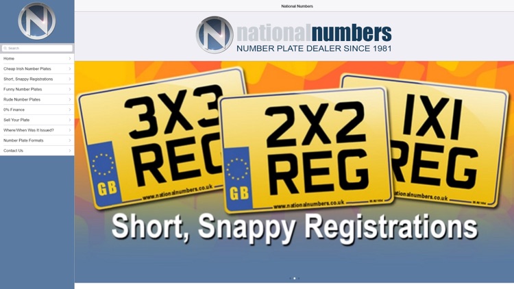 Number Plates