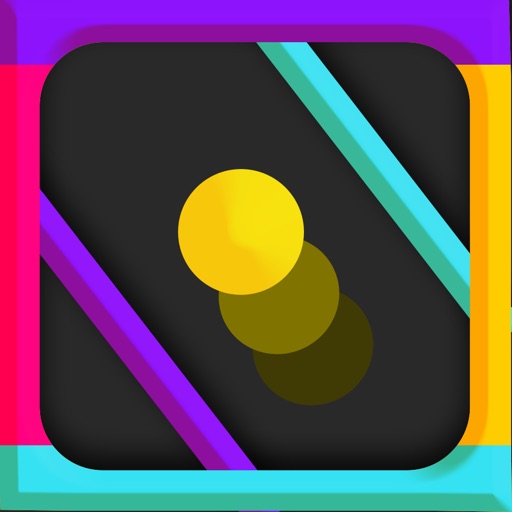 Color Dash & Splash-Bouncy Ball in Color wheel 2D icon