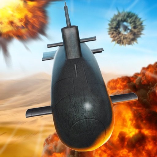 Flying Submarine Icon