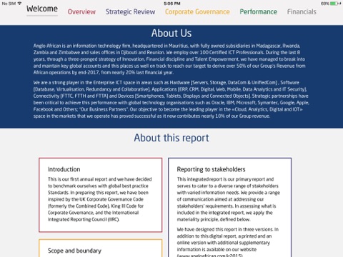 Anglo African Integrated Report 2015 screenshot 3