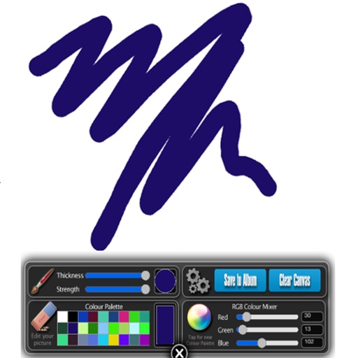 Scratch Paint Pad iOS App