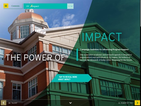 Exponential the Campaign for UNC Charlotte screenshot 2