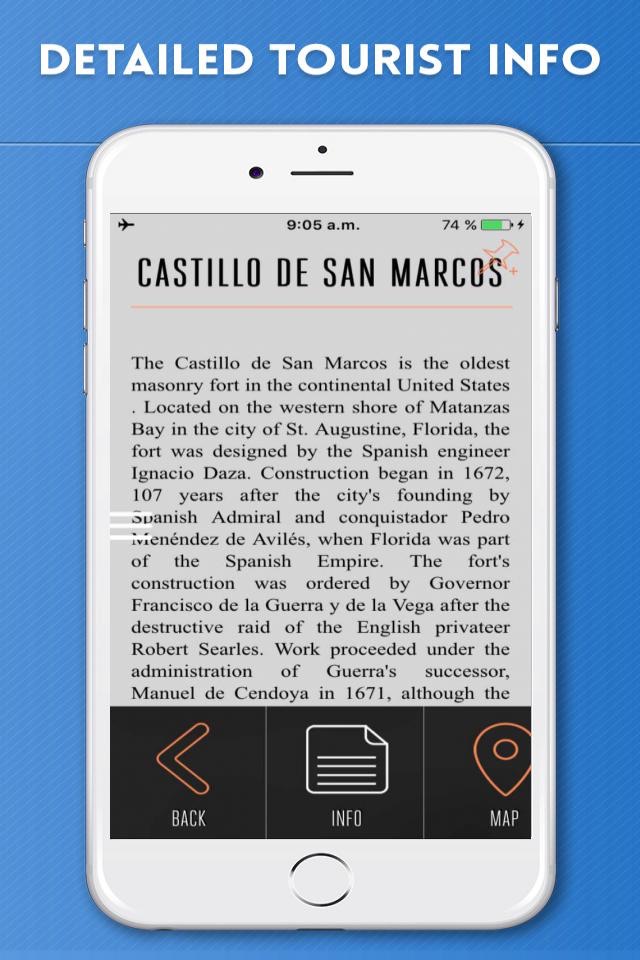 St. Augustine Travel Guide and Offline City Map screenshot 3