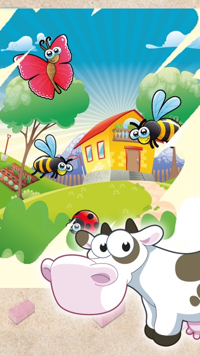 Scratch farm animals & pairs game for kids screenshot 2
