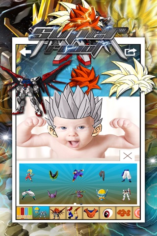Manga & Anime Dragon gun Sticker Camera screenshot 4