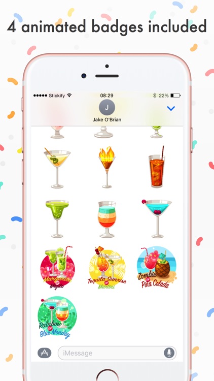 Cocktails Party - Stickify® screenshot-1