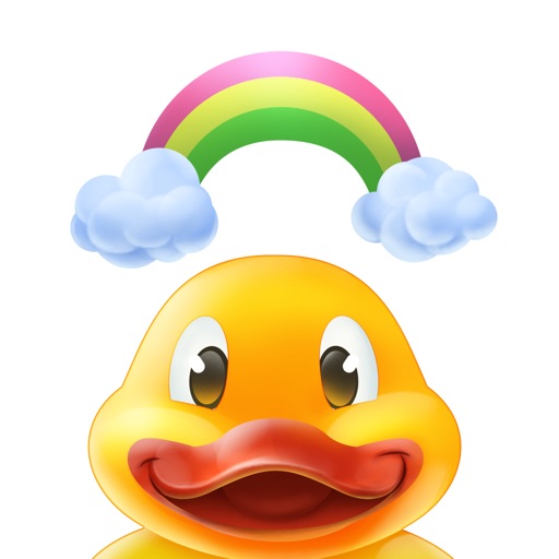 Rubber Ducky Stickers: Desmond Duck